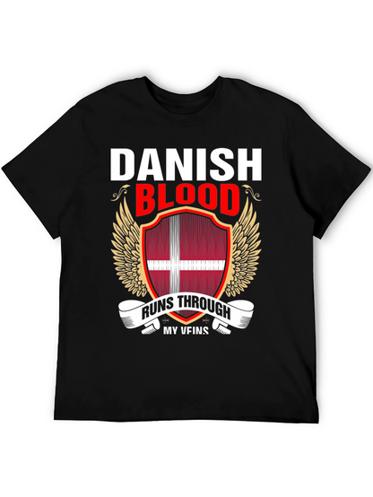 Camiseta Sangre Danesa con Diseño Patriótico