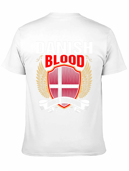 Camiseta Sangre Danesa con Diseño Patriótico
