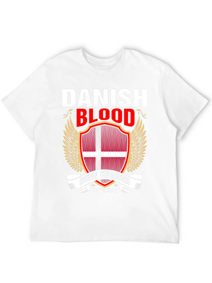 Camiseta Sangre Danesa con Diseño Patriótico
