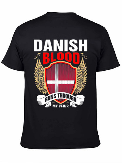 Camiseta Sangre Danesa con Diseño Patriótico