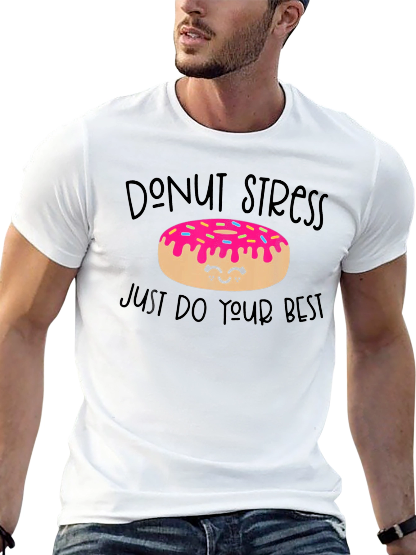 Camiseta Donut Stress - Haz lo Mejor