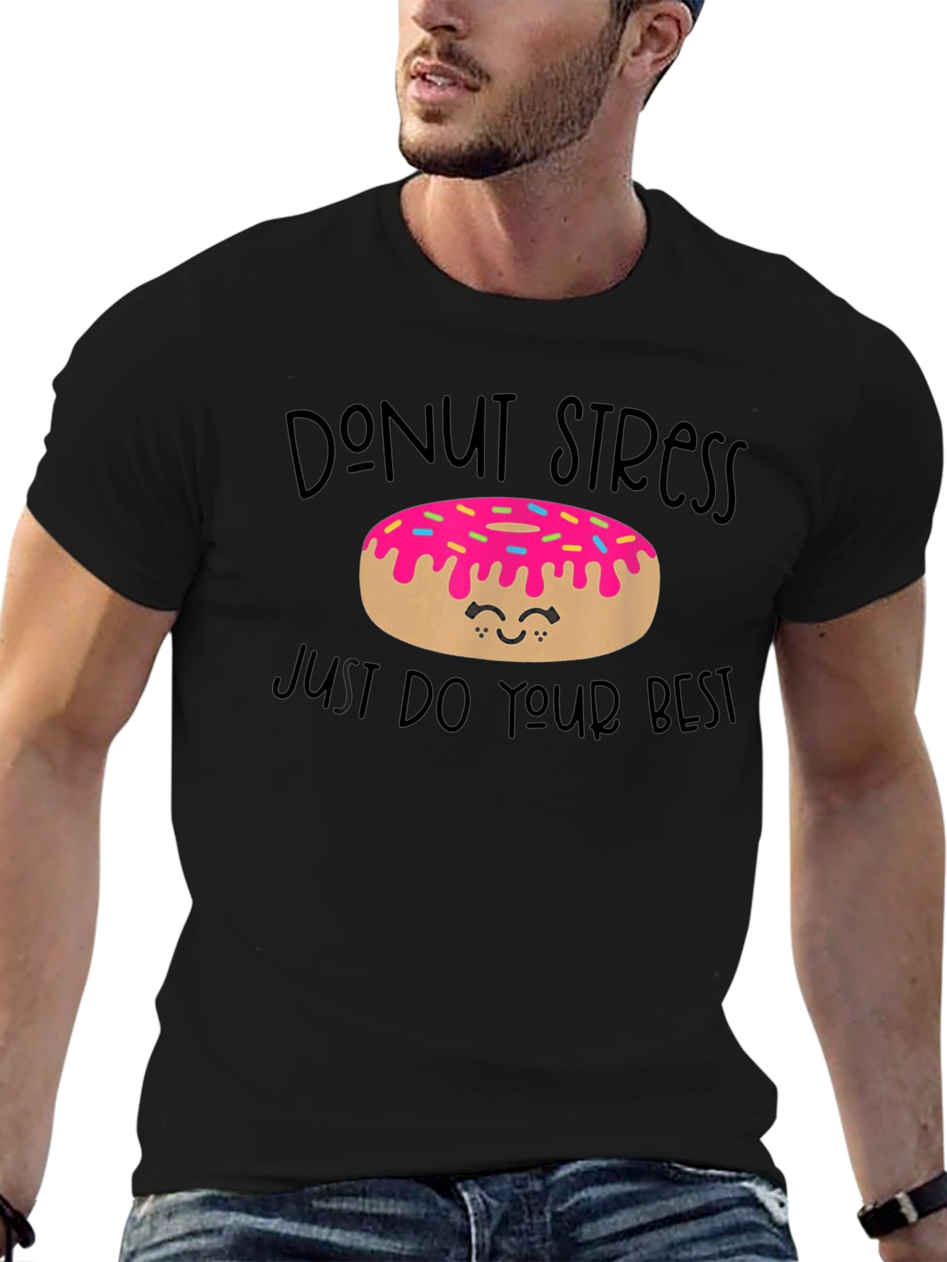 Camiseta Donut Stress - Haz lo Mejor