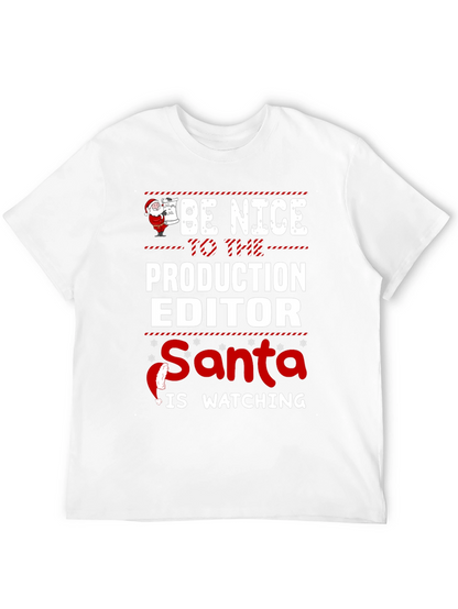 Camiseta Editor de Producción Navideña