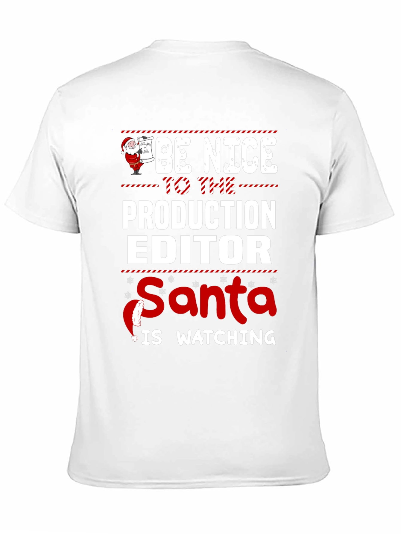 Camiseta Editor de Producción Navideña
