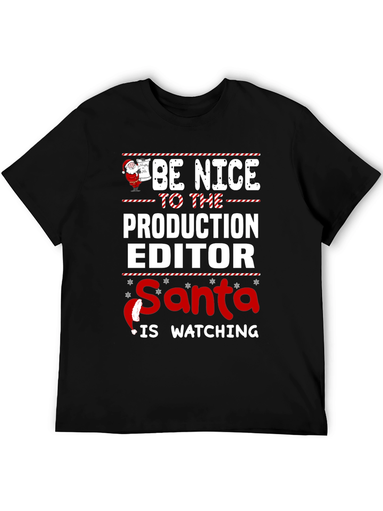 Camiseta Editor de Producción Navideña