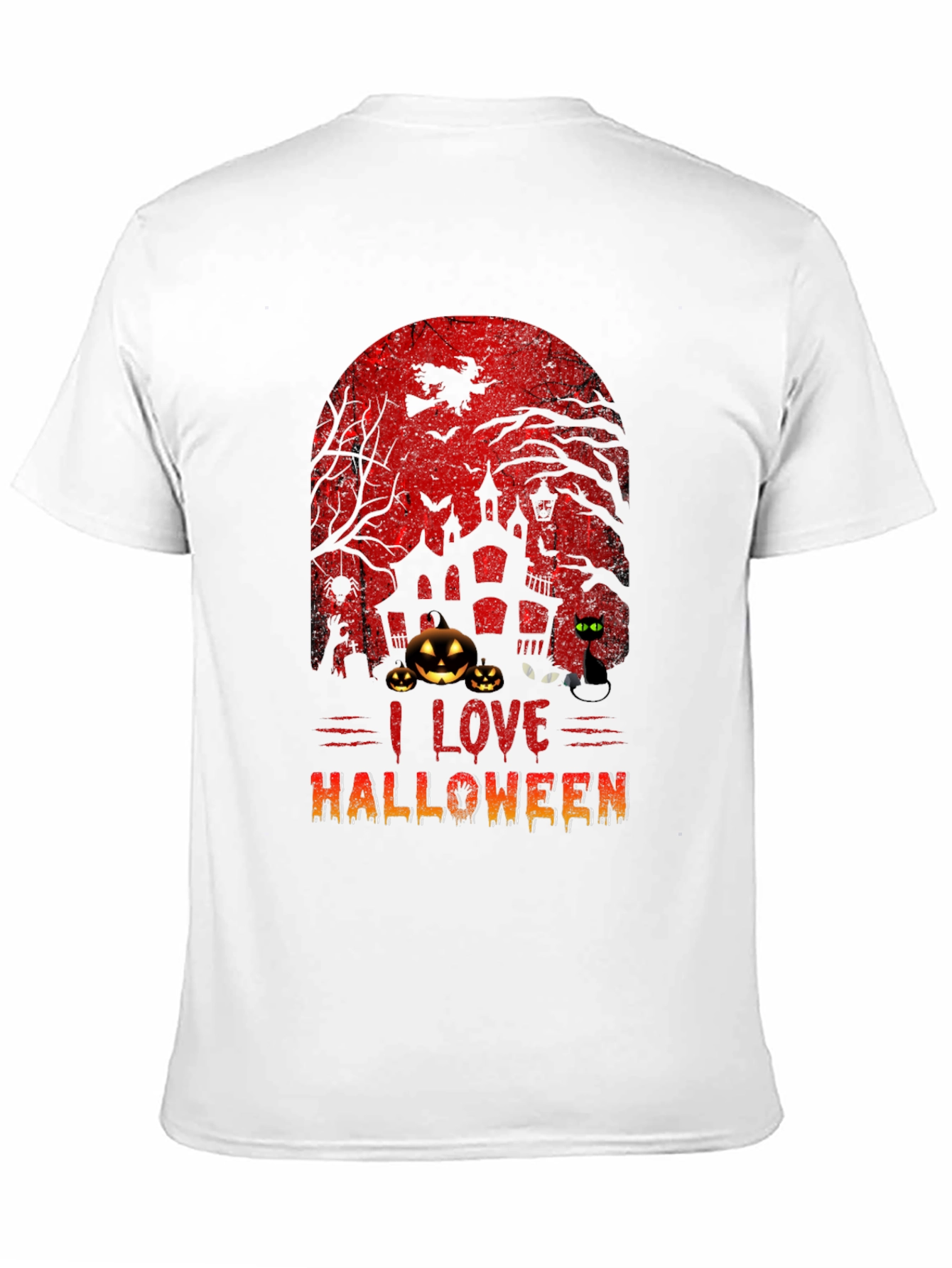 Camiseta Negra Halloween - Diseño Escalofriante