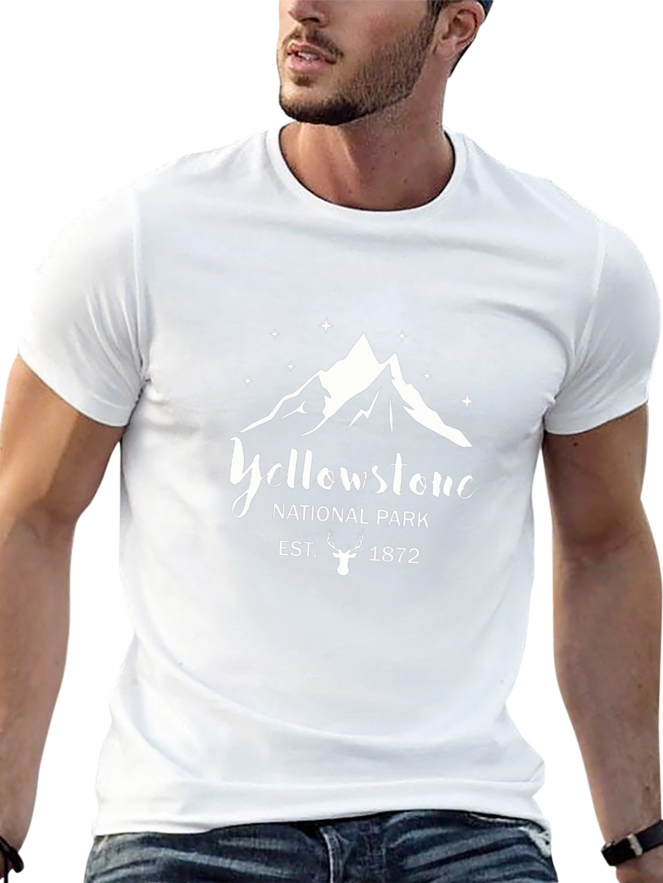 Camiseta Negra Yellowstone National Park
