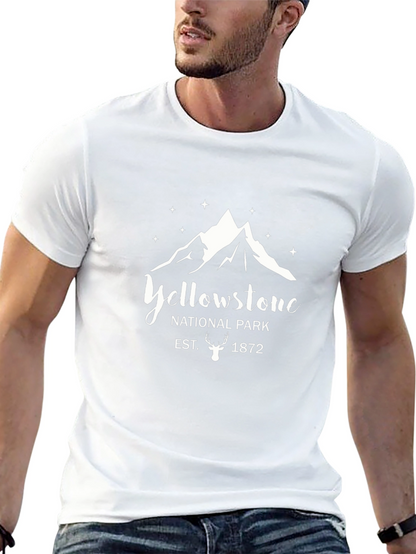 Camiseta Negra Yellowstone National Park