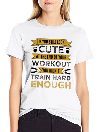 Camiseta Negra Motivacional para Entrenamientos