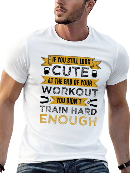 Camiseta Negra Motivacional para Entrenamientos