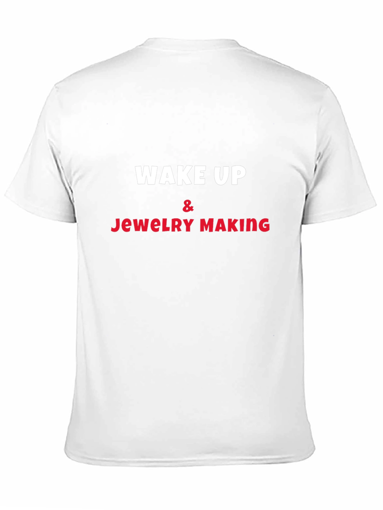 Camiseta Negra Wake Up & Jewelry Making