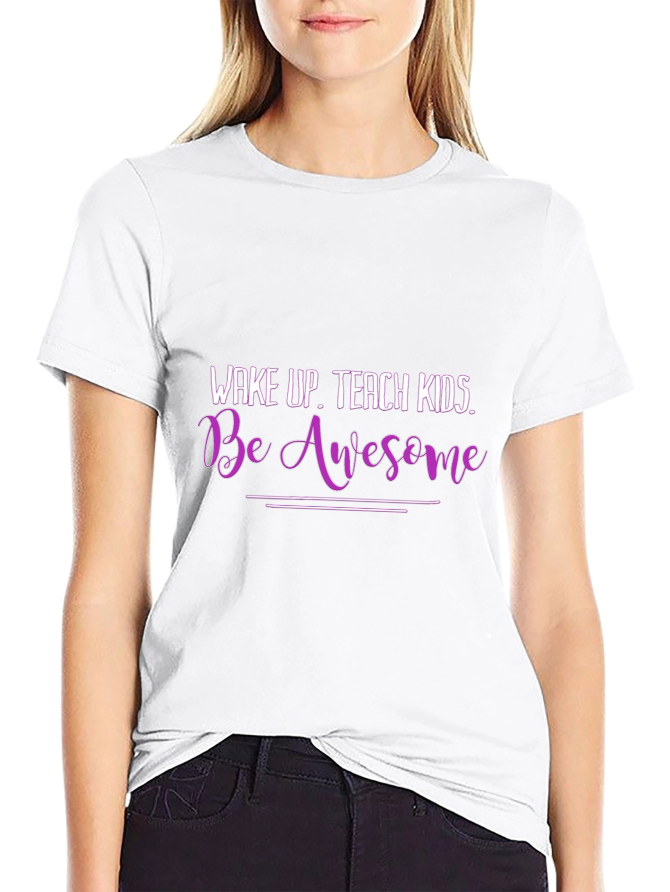 Camiseta Negra con Frase Motivacional para Maestros