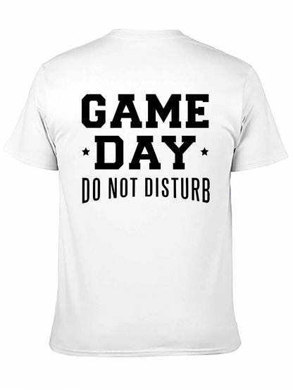 Camiseta Negra Día de Juego - No Molestar