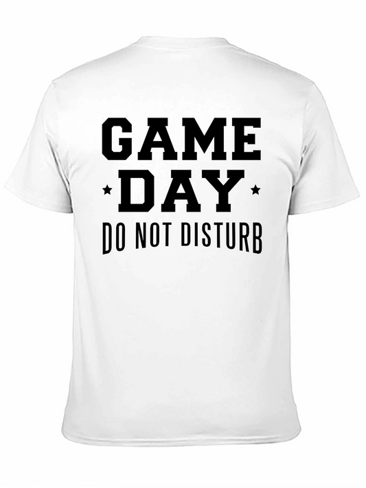Camiseta Negra Día de Juego - No Molestar