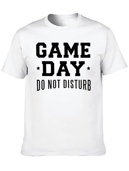 Camiseta Negra Día de Juego - No Molestar