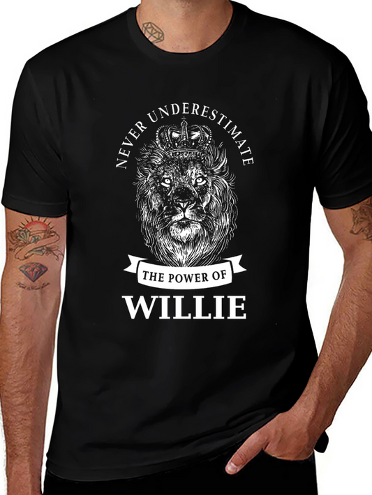Camiseta Negra El Poder de Willie