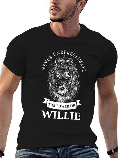 Camiseta Negra El Poder de Willie