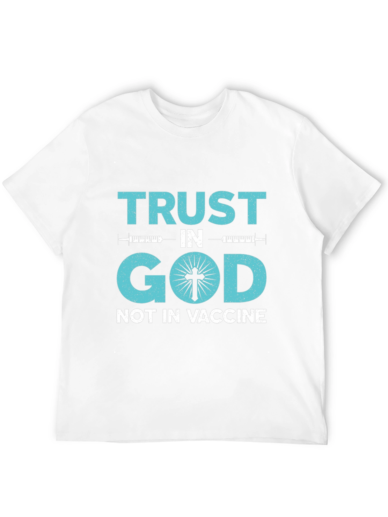 Camiseta Confía en Dios No en la Vacuna