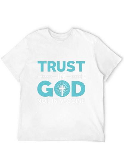 Camiseta Confía en Dios No en la Vacuna