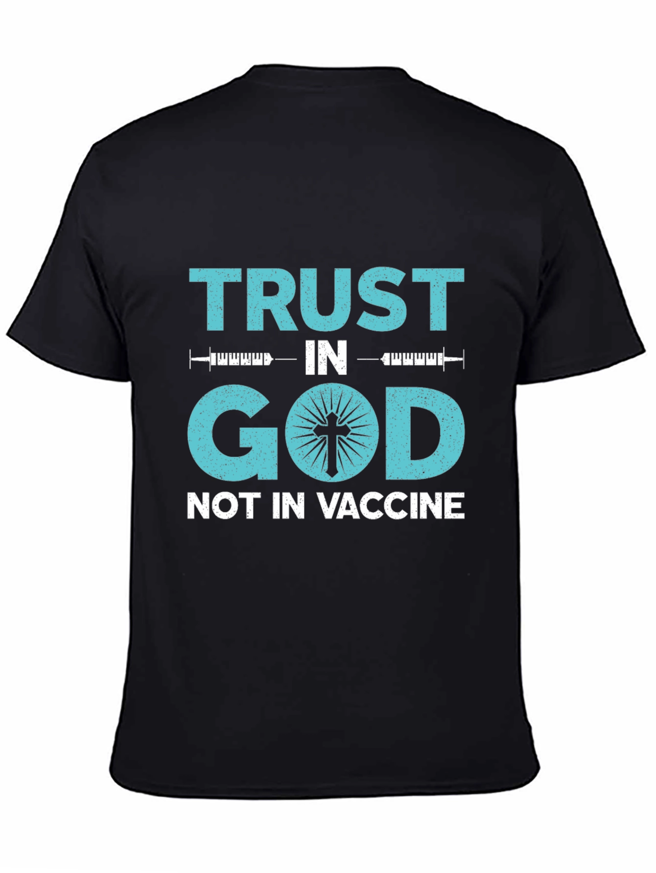 Camiseta Confía en Dios No en la Vacuna