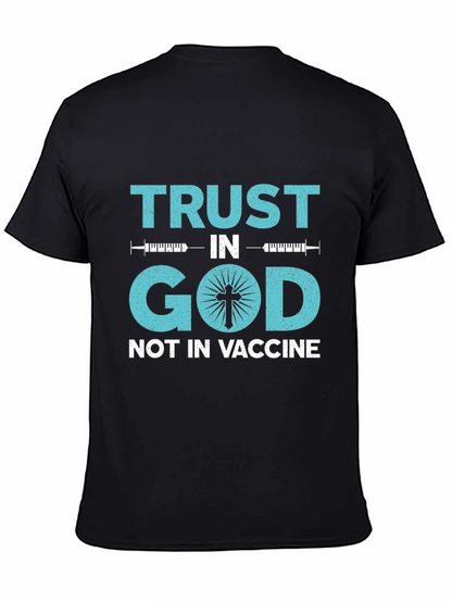 Camiseta Confía en Dios No en la Vacuna