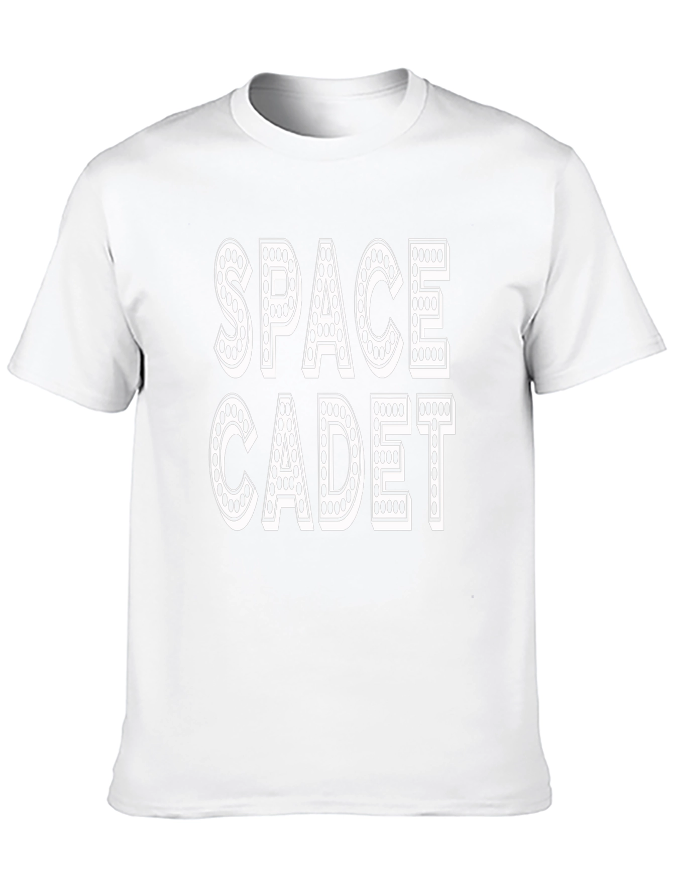 Camiseta Negra Space Cadet Diseño Retro