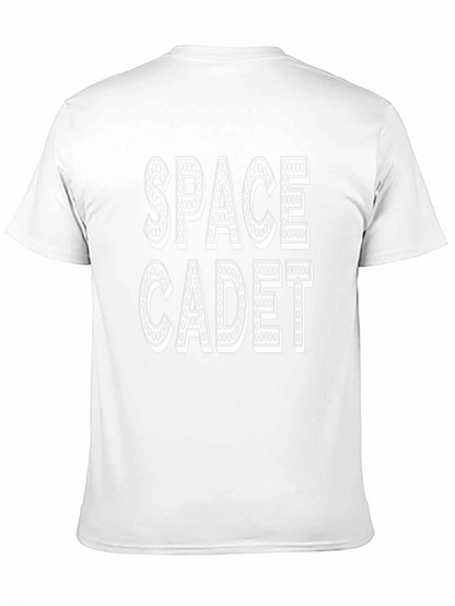 Camiseta Negra Space Cadet Diseño Retro