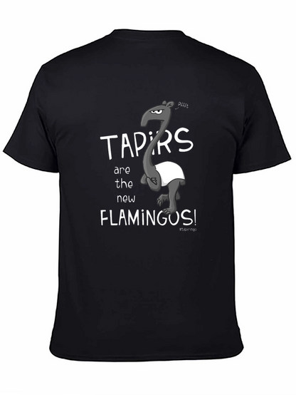 Camiseta Negra Tapirs Are the New Flamingos