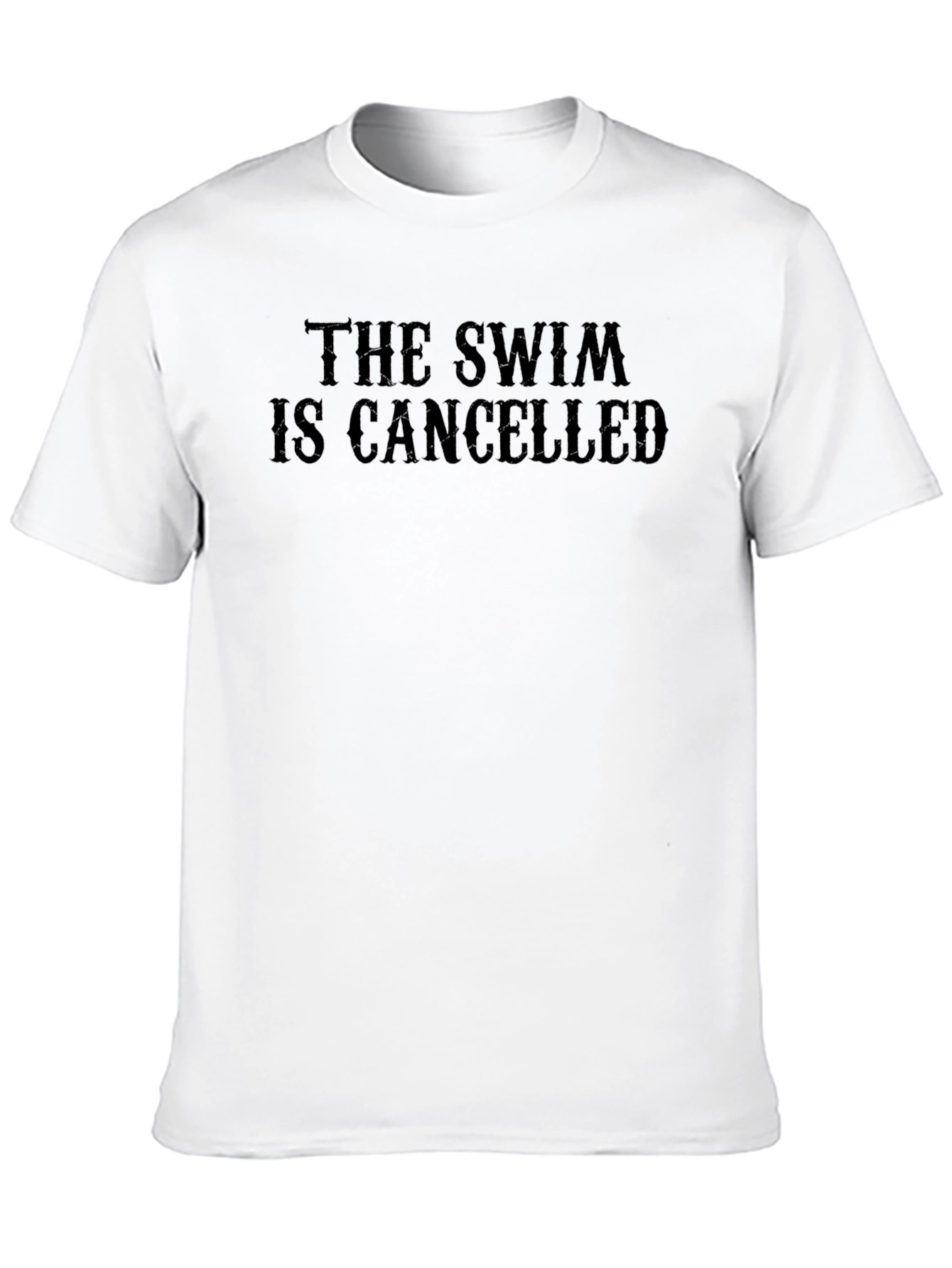 Camiseta Negra: The Swim Is Cancelled