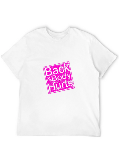 Camiseta Negra Back & Body Hurts