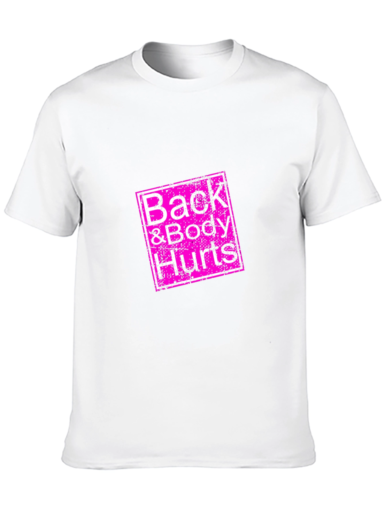 Camiseta Negra Back & Body Hurts