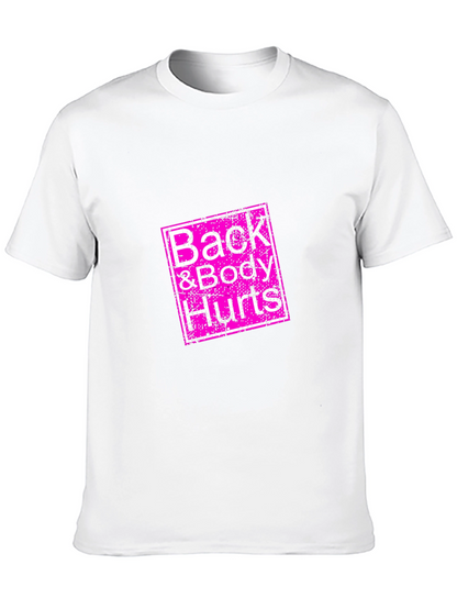 Camiseta Negra Back & Body Hurts