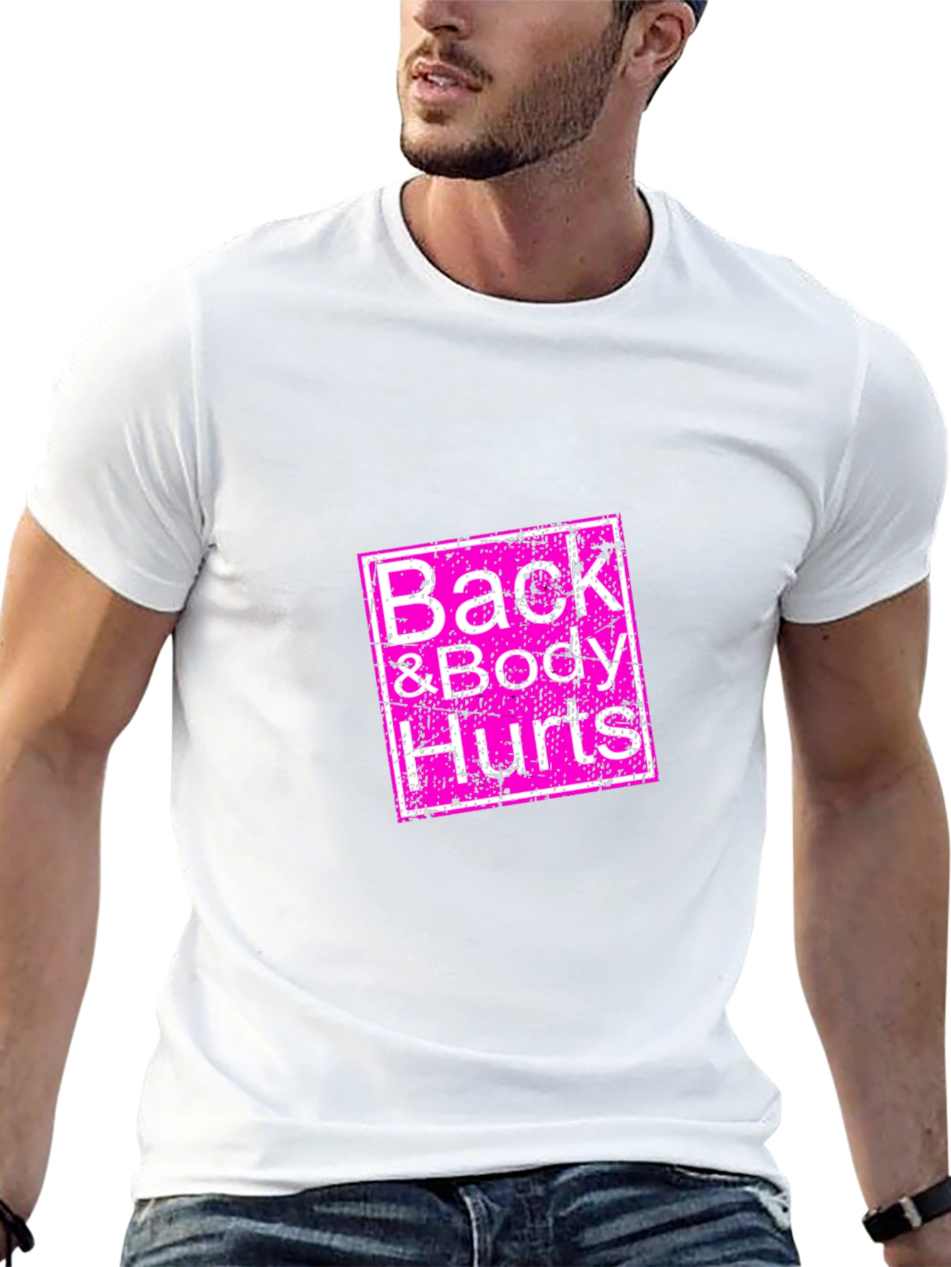 Camiseta Negra Back & Body Hurts