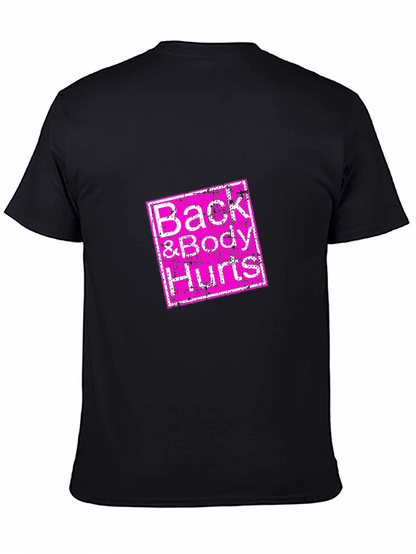 Camiseta Negra Back & Body Hurts