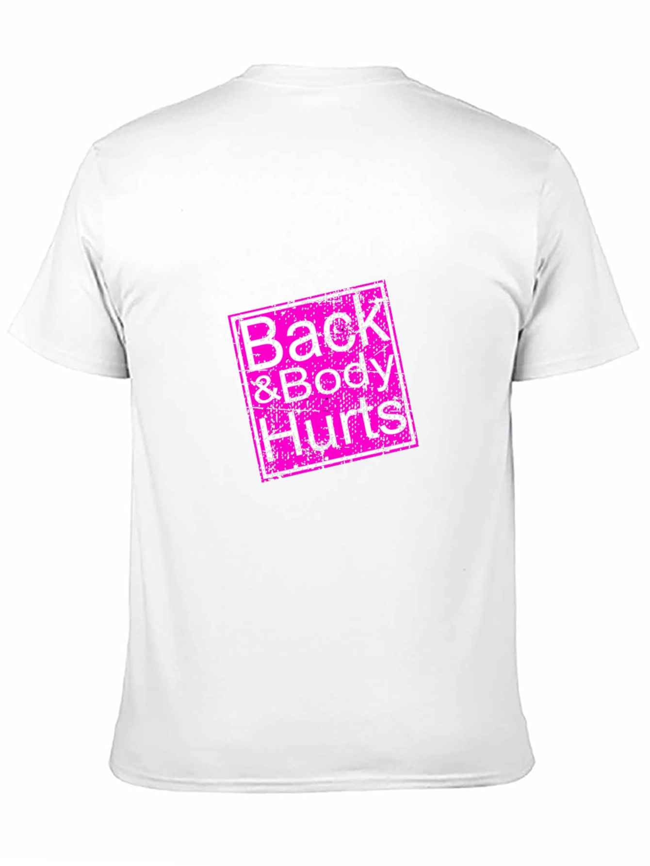 Camiseta Negra Back & Body Hurts