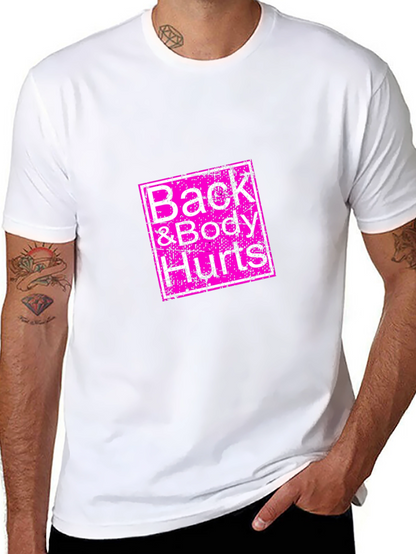 Camiseta Negra Back & Body Hurts
