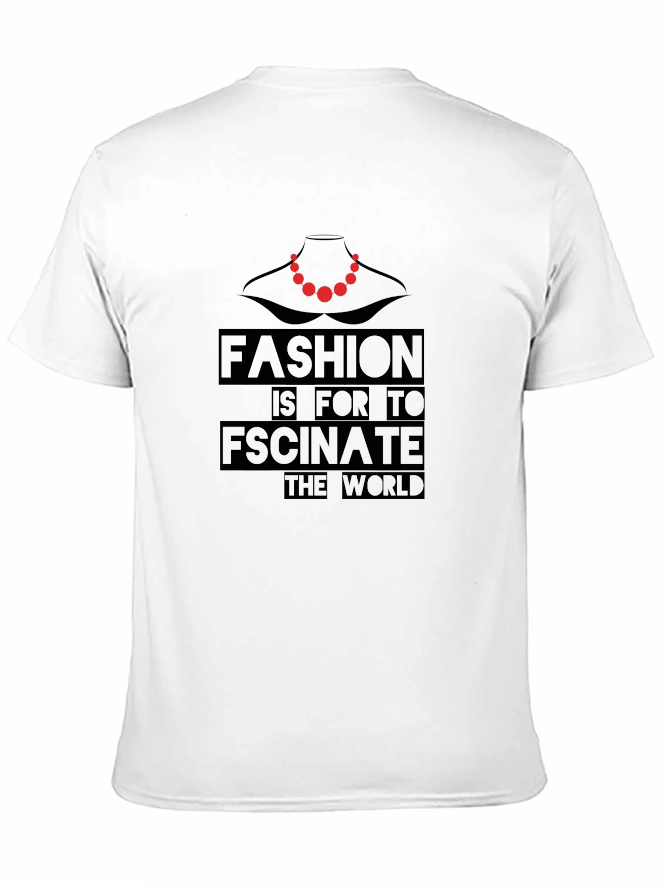 Camiseta Negra con Diseño de Moda