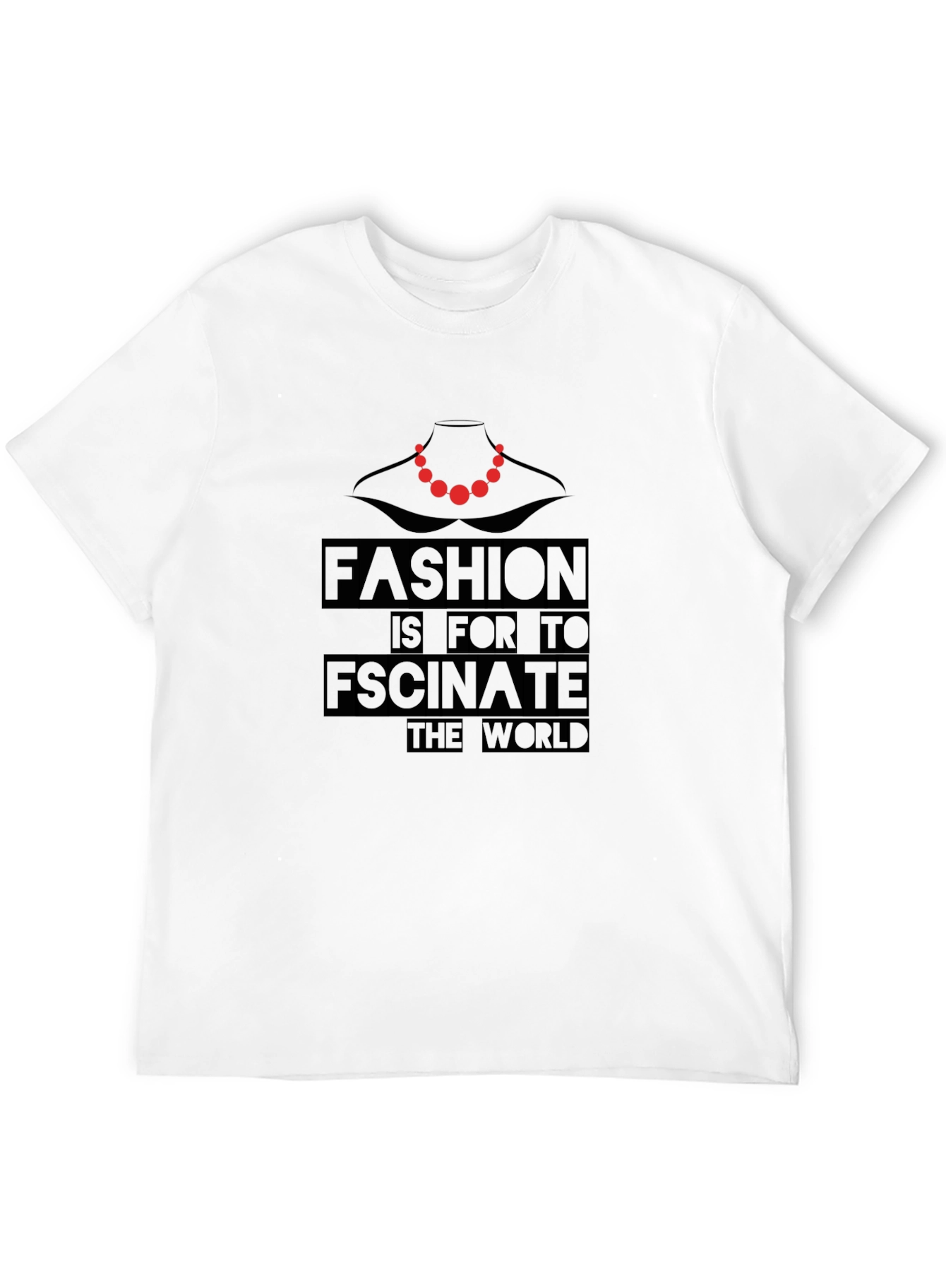 Camiseta Negra con Diseño de Moda