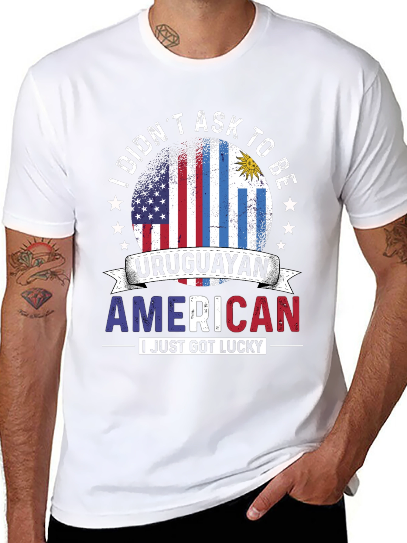 Camiseta Uruguayo Americano - ¡Suerte!
