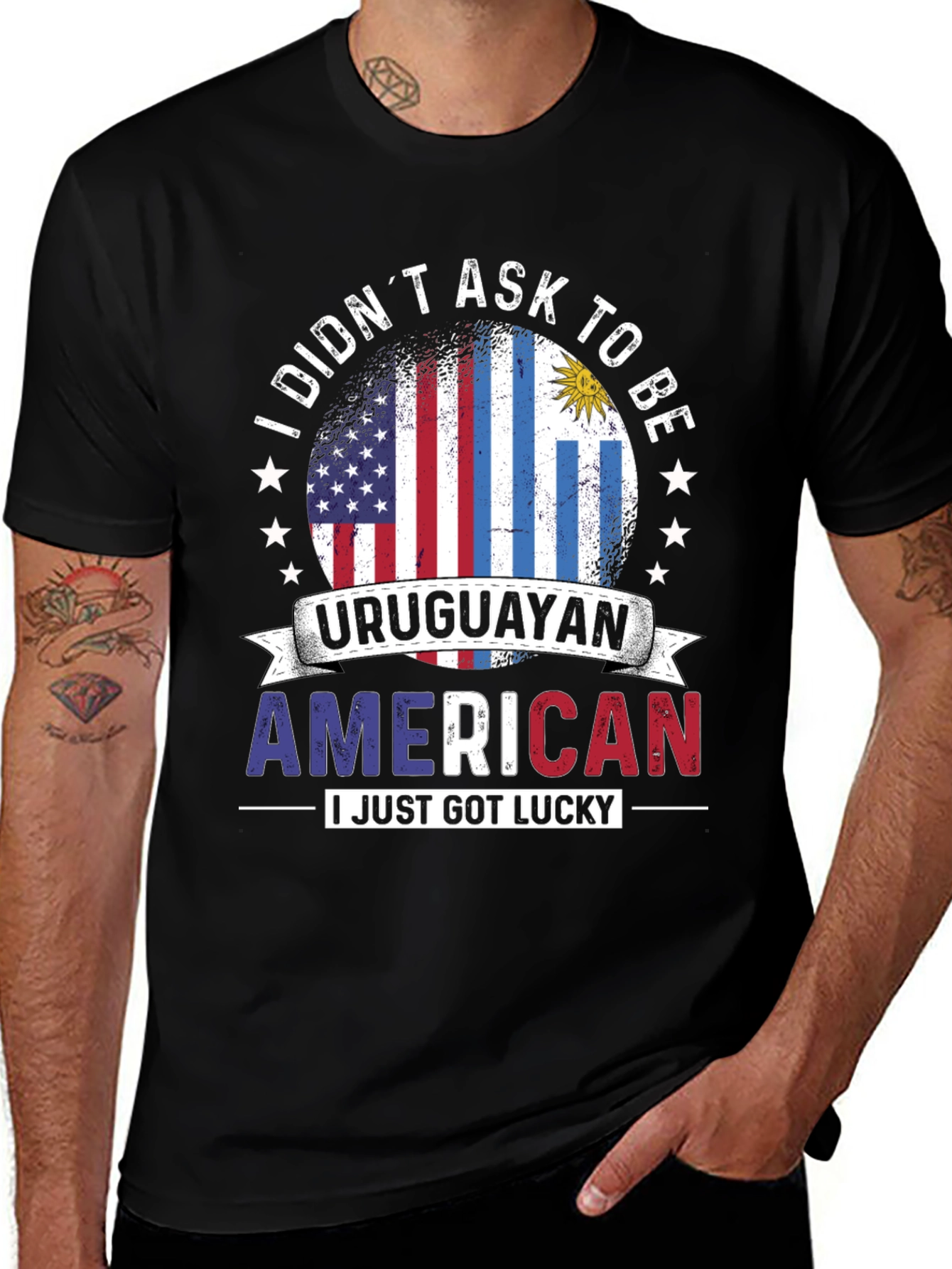Camiseta Uruguayo Americano - ¡Suerte!