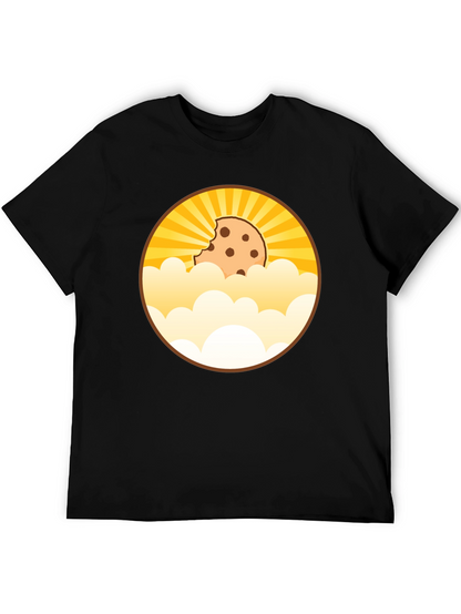 Camiseta Negra Diseño Cookie Celestial