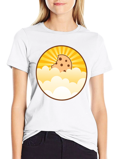 Camiseta Negra Diseño Cookie Celestial