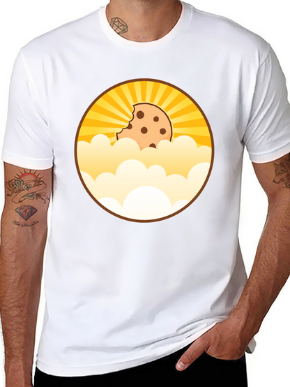 Camiseta Negra Diseño Cookie Celestial