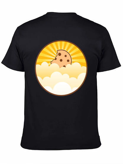 Camiseta Negra Diseño Cookie Celestial