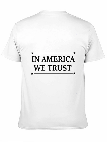 Camiseta Negra In America We Trust Estampada