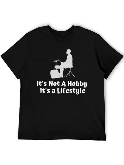 Camiseta Negra - Pasión por la Batería