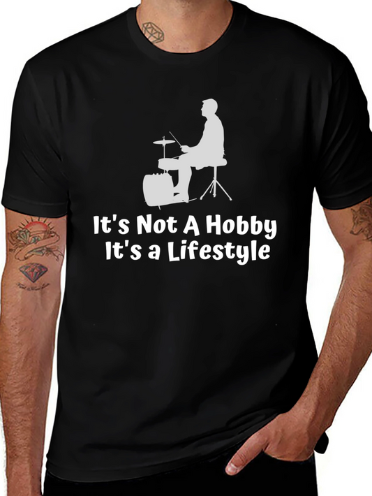 Camiseta Negra - Pasión por la Batería