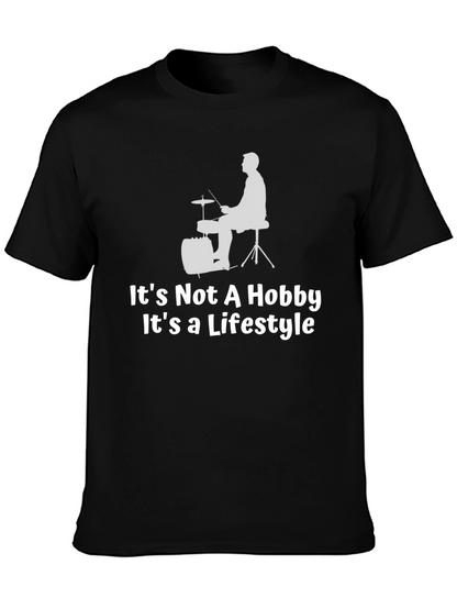 Camiseta Negra - Pasión por la Batería