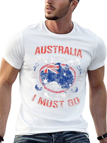 Camiseta Negra Australia Is Calling