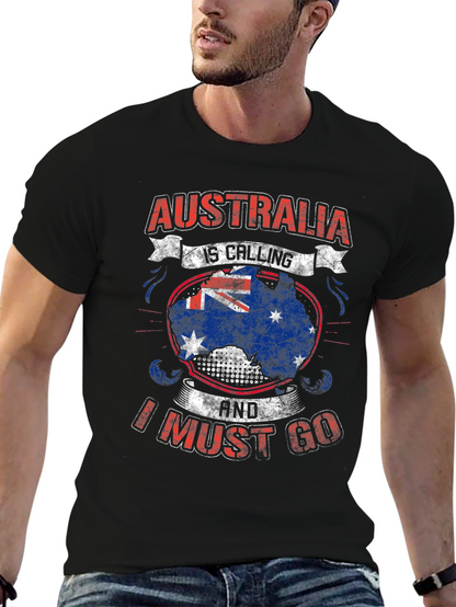 Camiseta Negra Australia Is Calling